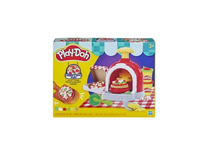Set cuisine play doh four a pizza tournant accessoires 5 pots de pate
