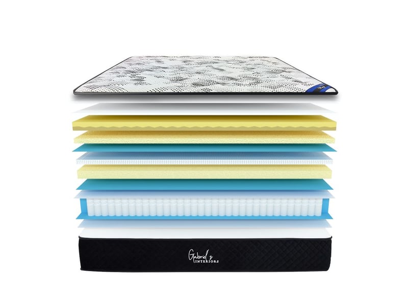  Matelas plaza à ressorts ensachés 140x190 cm épaisseur 30 cm  - Conforama D