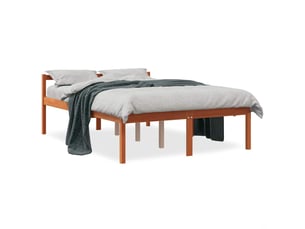 Lit 2 places 120x200cm    coloris marron