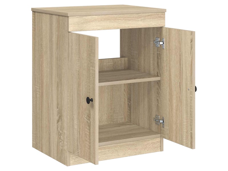  Armoire de salle de bain, meuble de rangement chêne sonoma 54x41x70 cm shl8398  - Conforama D