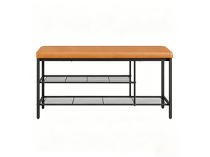 Banc à chaussures avec assise et rangement 100 cm evryae