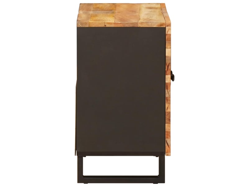 Meuble sous lavabo de salle de bain naturel 62 x 33 x 58 cm cf64920 - Conforama D