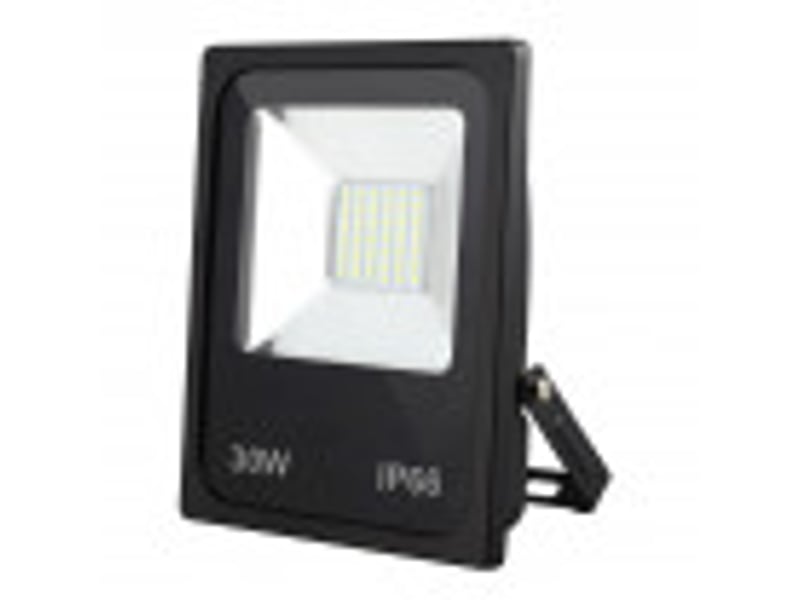  Fabrilamp dacita projecteur led extérieur 30 w, 2 700 lm, 6500 k, ip66, noir 147380309 - Conforama B