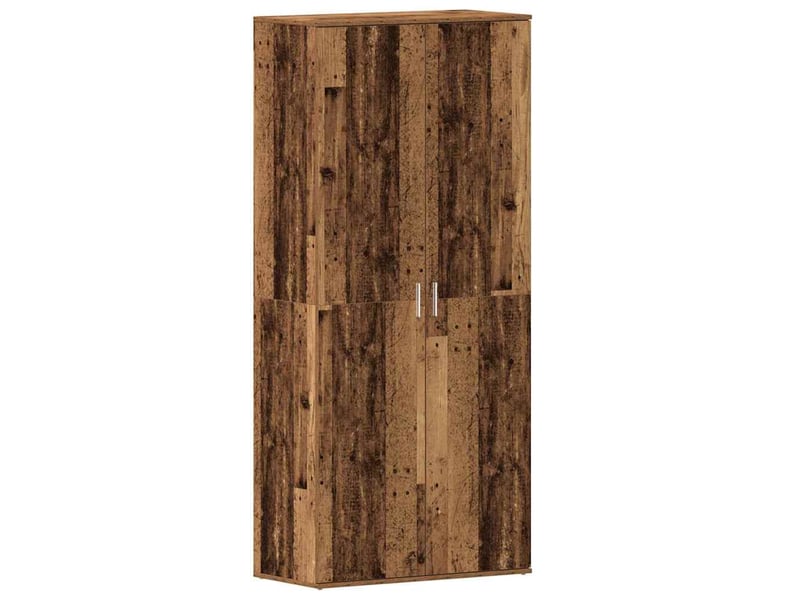 Meuble à chaussure, cabinet à chaussures 80x39x178 cm bois d'ingénierie shl8507 - Conforama A