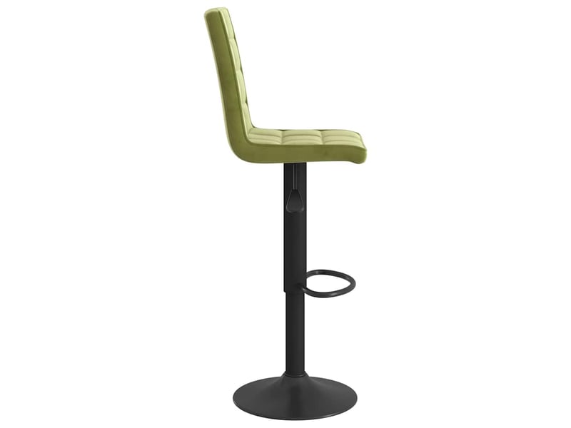  Lot de 2 tabouret de bar, chaise de bar vert clair velours shl54504  - Conforama E