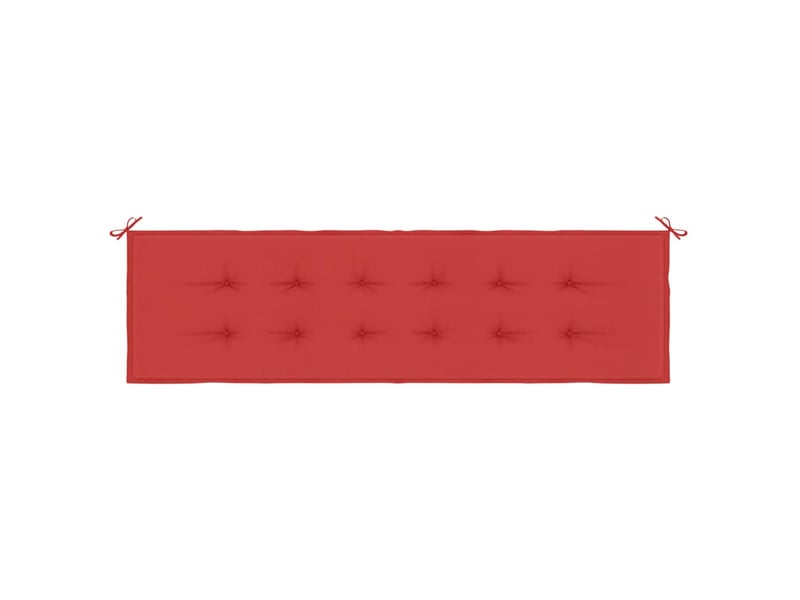  Coussin de banc de jardin, coussin d'assise rouge 180x50x3 cm tissu oxford cf52802  - Conforama D