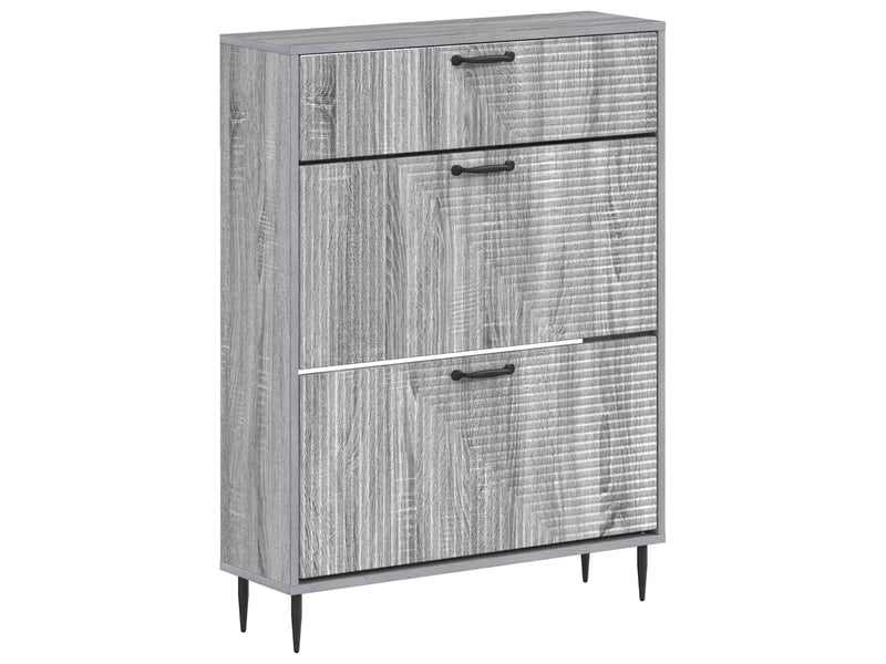  Meuble à chaussures, armoire à chaussures haarlem 78x24x103 cm bois d'ingénierie shl8733  - Conforama A