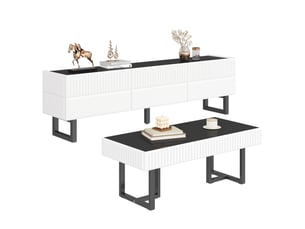 Meuble tv coloris bicolore 170 cm ULQENI  