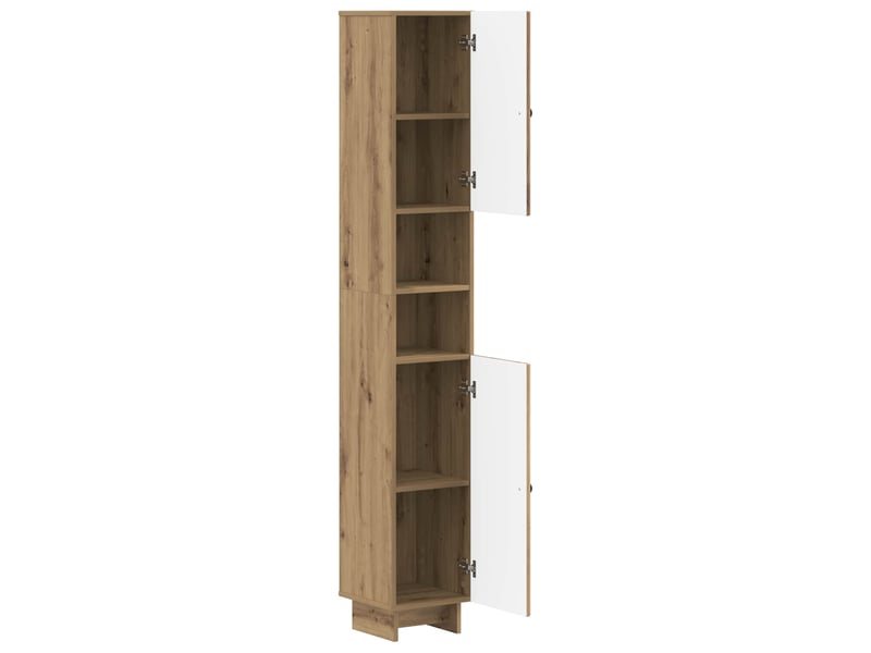 Colonne de salle de bain avec étagère ouverte ede shl1628  - Conforama C