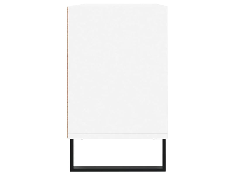  Meuble tv - banc tv - meuble de rangement blanc 103,5x30x50 cm bois d'ingénierie  - Conforama E