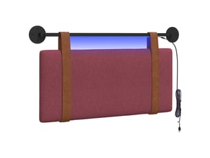 Tete de lit A poser largeur 90 cm rouge