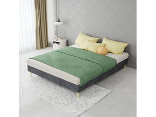 Lit 2 places 140x200 cm HAUSS SPOLE   coloris gris