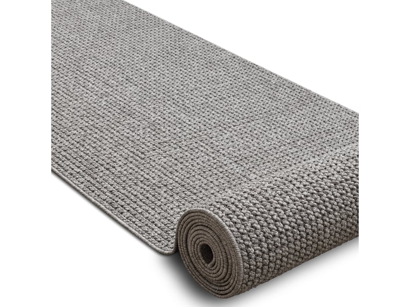 Tapis de couloir casablanca loop gris clair, bouclé, doux 100cm 100x1000 cm - Conforama B