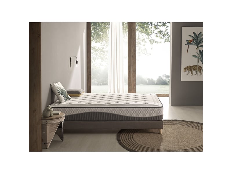  Matelas à mémoire de forme gel clean plus - mi-ferme, mémoire de forme gel, indépendance de couchage 8435720046540 - Conforama C