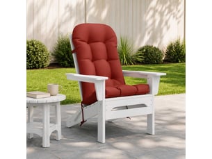 Coussin de transat ensoleillé, coussin pour bain de soleil putten 100 % polyester rouge cf56085
