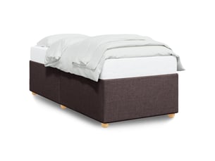 Lit simple 80x200 cm coloris marron