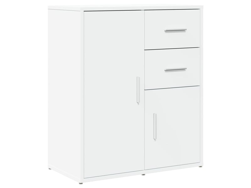  Buffets 2 pcs - bahut - meuble de rangement blanc 60x31x70 cm bois d'ingénierie  - Conforama D