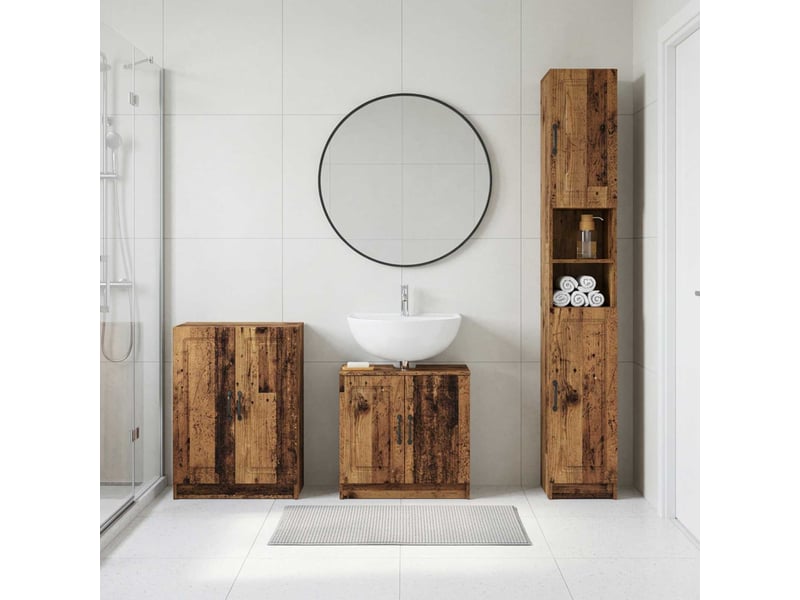  Ensemble de meuble de salle de bain 3 pièces utrecht cf63495  - Conforama B