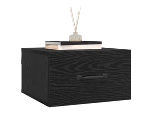 Table de chevet - cabinet de chevet - table de nuit chêne noir 35 x 35 x 20 cm bois d'ingénierie