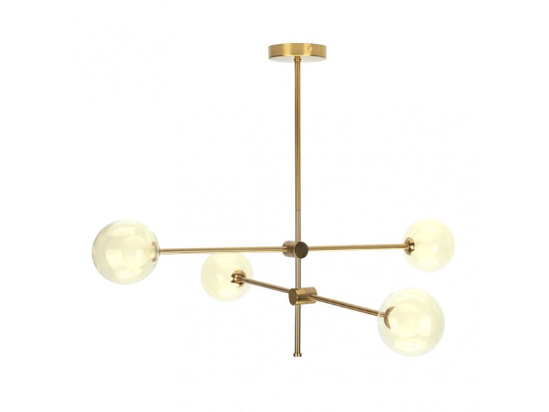  Fabrilamp jerusalen, lampe, moderne, 4 x g9, bronze, 63 x 82 x 82 cm 154654012 - Conforama C