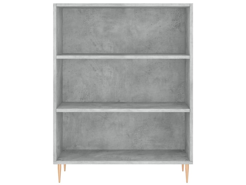  Buffet - bahut - meuble de rangement gris béton 69,5x32,5x180 cm bois d'ingénierie  - Conforama E