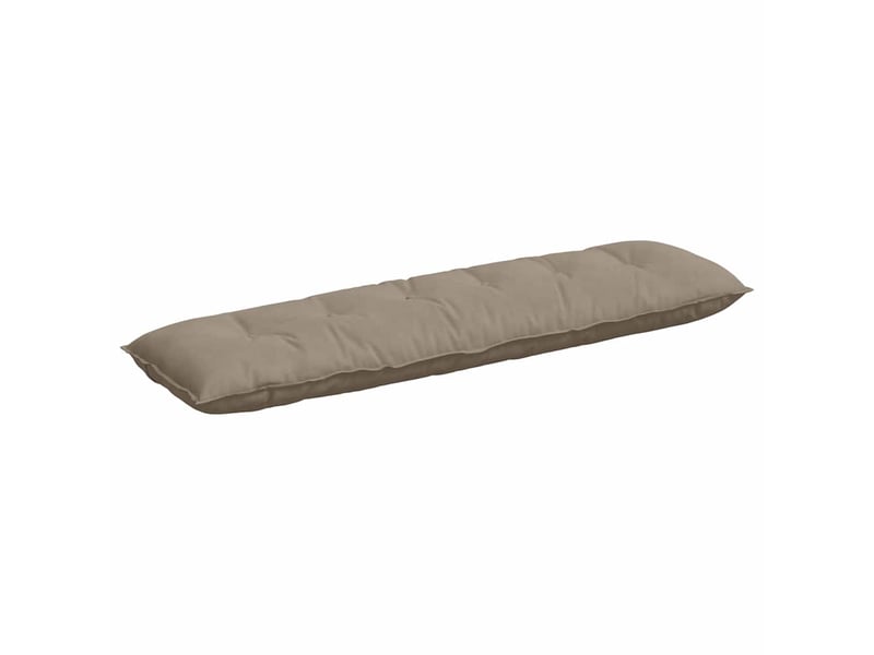 Coussin de dos, coussin de dossier taupe 180 x 50 cm tissu en microfibre cf55025 - Conforama A