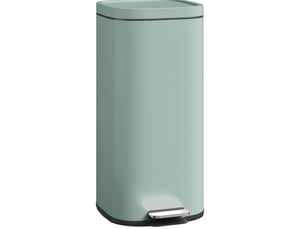 Poubelle de cuisine à pédale 30 l – 29 x 36 x 59,5 cm – vert – fermeture soft-close et seau intérieur amovible