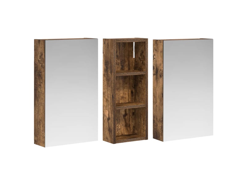  Ensemble de meubles de salle de bain 3 pcs 80x10.5x50 cm shl868  - Conforama E