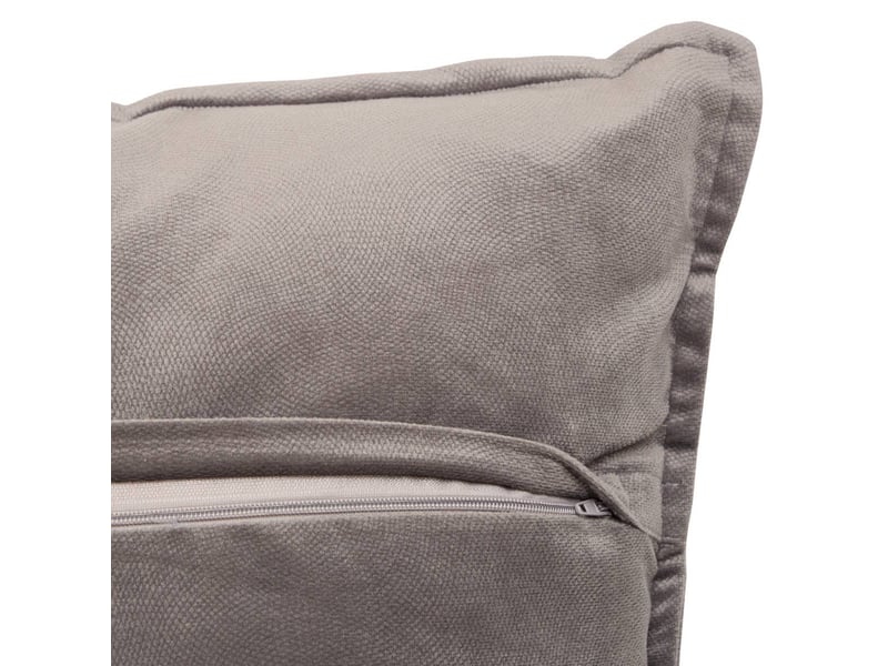  Coussin lilou carré 45x45cm gris LILOU - Conforama C