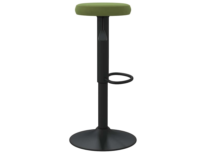  Lot de 2 tabouret de bar, chaise de bar vert clair velours shl13650  - Conforama E