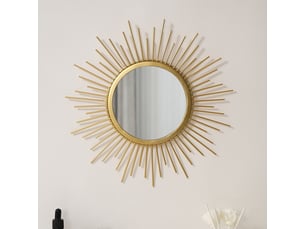 Miroir  à poser coloris jaune <strong></strong>  <strong></strong> - 1 cm x 1 cm