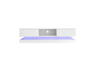 Meuble tv coloris blanc 160 cm <strong></strong>  <strong>Fay Lum</strong>