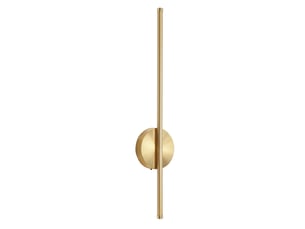 Lot de 1 appliques murales pour salon – 3 températures de couleur, pour intérieur-or - 60 cm