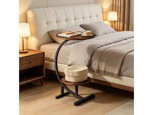 Table basse forme atypique coloris marron <strong>HAUSS SPOLE</strong> <strong></strong> - 40 cmx30 cm