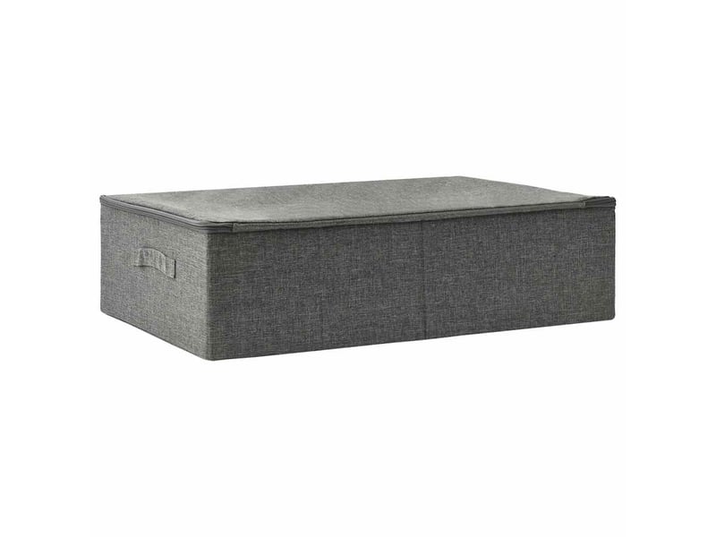  Boîte de rangement tissu 70x40x18 cm anthracite  - Conforama A
