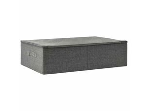 Boîte de rangement tissu 70x40x18 cm anthracite