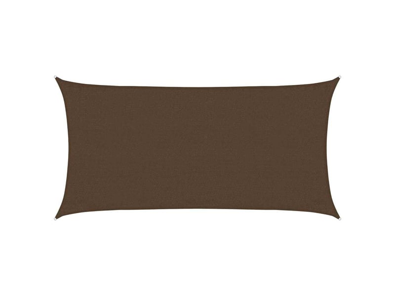  Voile d'ombrage - voile d'ombre - voile parasol 160 gm² marron 3x6 m pehd  - Conforama A