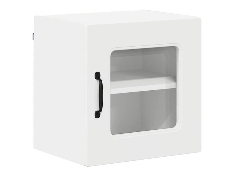Meuble mural de cuisine | armoire de cuisine 2 pcs blanc bois d'ingénierie shl3074 - Conforama E