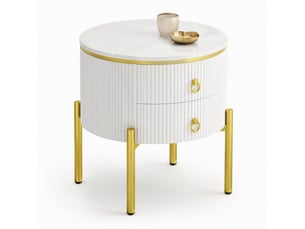 Table basse  coloris blanc VLIVRA 