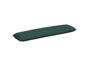 Coussin de dos, coussin de dossier vert foncé 200 x 19 x 50 cm tissu cf55085