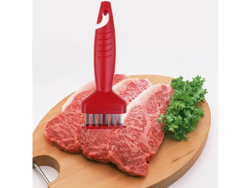  Attendrisseur de viande maillet à boeuf machine à détacher la viande maillet de boeuf fabricant de viande maillet attendrisseur maillet à steak rouge  - Conforama B