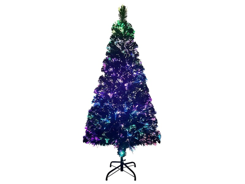 Sapin de noël - arbre de noël artificiel avec support vert 150 cm fibre optique  - Conforama C