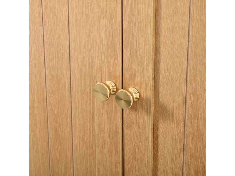 Armoire haute en mdf 2 portes, tiroir et 3 niches à épices pour cuisine 76×40×180 cm naturel - Conforama D