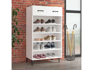 Meuble à chaussures 3 paire(s)  <strong></strong>  <strong></strong> coloris blanc