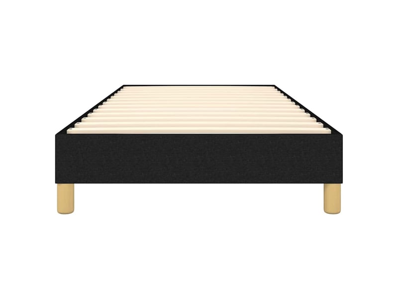  Lit simple- lit adulte -  cadre de lit à lattes noir 80x200 cm tissu  - Conforama D
