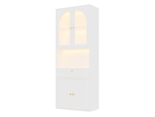 Vitrine coloris blanc    - 70 cmx180 cm