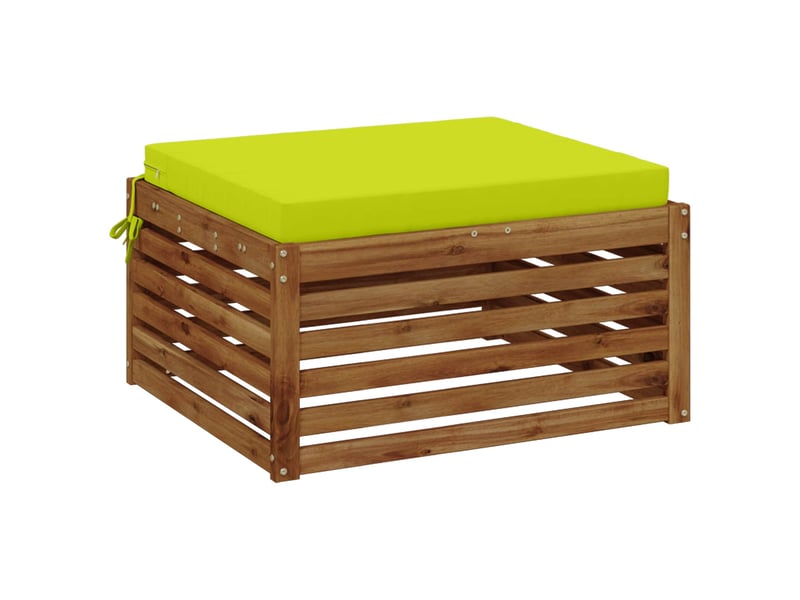 Coussin de siège, coussin d'assise 1 pièce soest 100 % polyester vert vif. Cf55755 - Conforama C