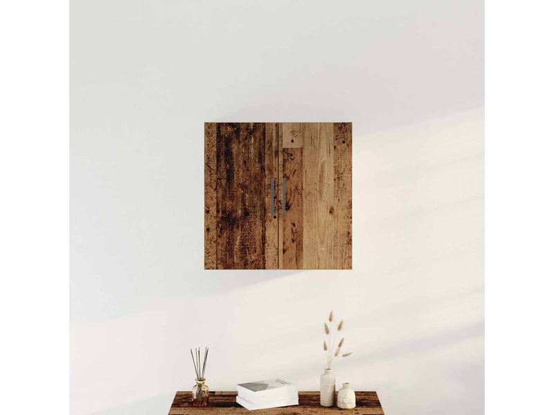  Meuble mural, meuble de rangement salon 60 x 31,5 x 60 cm bois d'ingénierie bois ancien  - Conforama D
