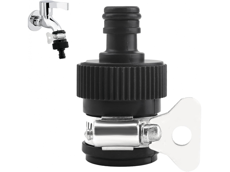 Raccord universel de robinet d'arrosage, adaptateur de tuyau d'arrosage, raccord de robinet d'intérieur 14-22 mm mitigeur rond adaptateur  - Conforama A