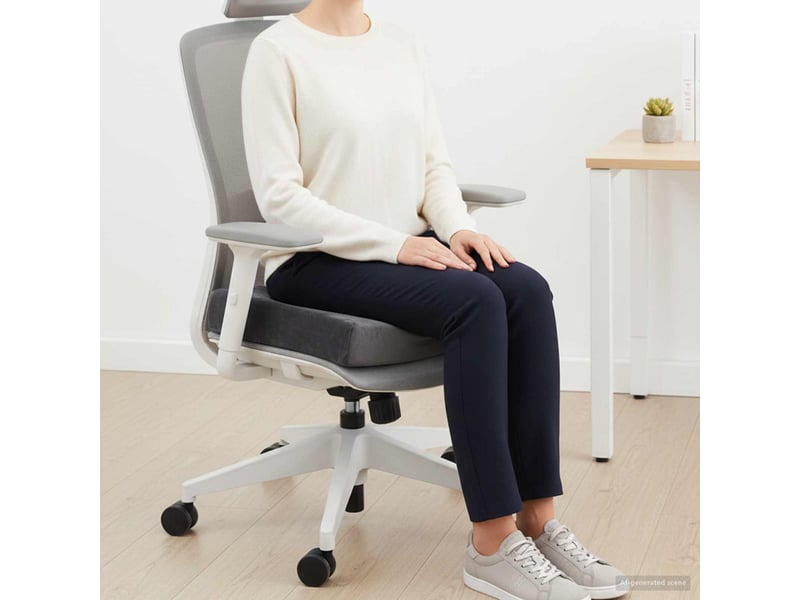 Coussin d'assise, coussin pour chaisecanapé 40 x 40 x 10 cm mousse pu gris cf51362 - Conforama C